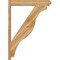 Ekena Millwork Funston Arts & Crafts Rough Sawn Outlooker, Western Red Cedar, 6"W x 34"D x 46"H OUT06X34X46FST03RWR - alternate 2